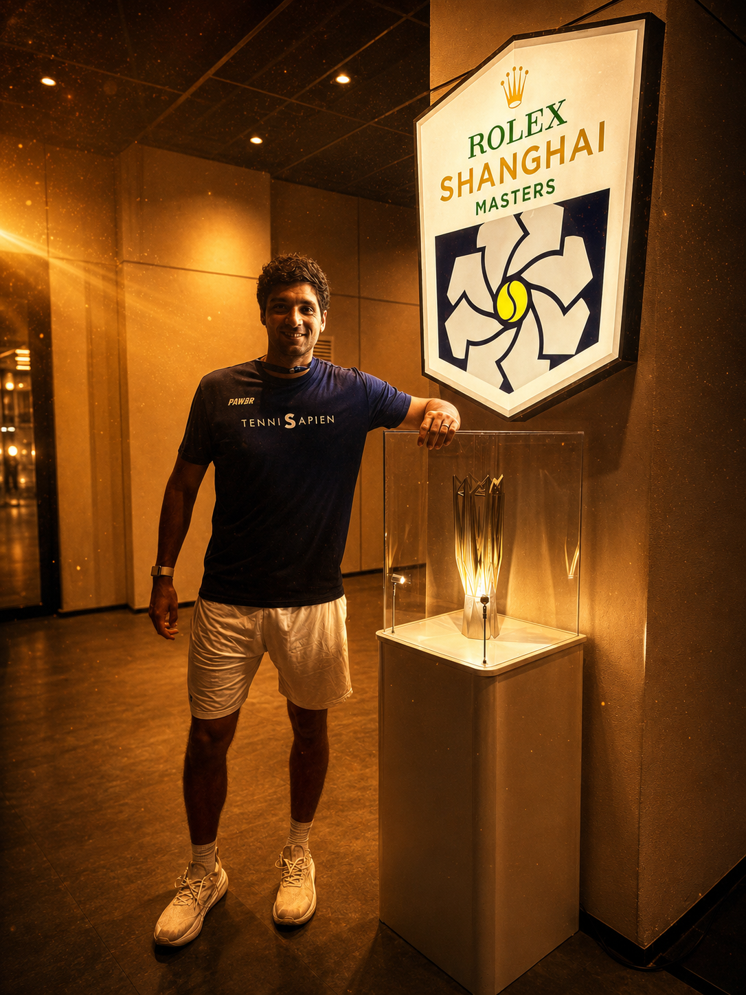 David Souto en el Rolex Shanghai Masters del ATP Tour